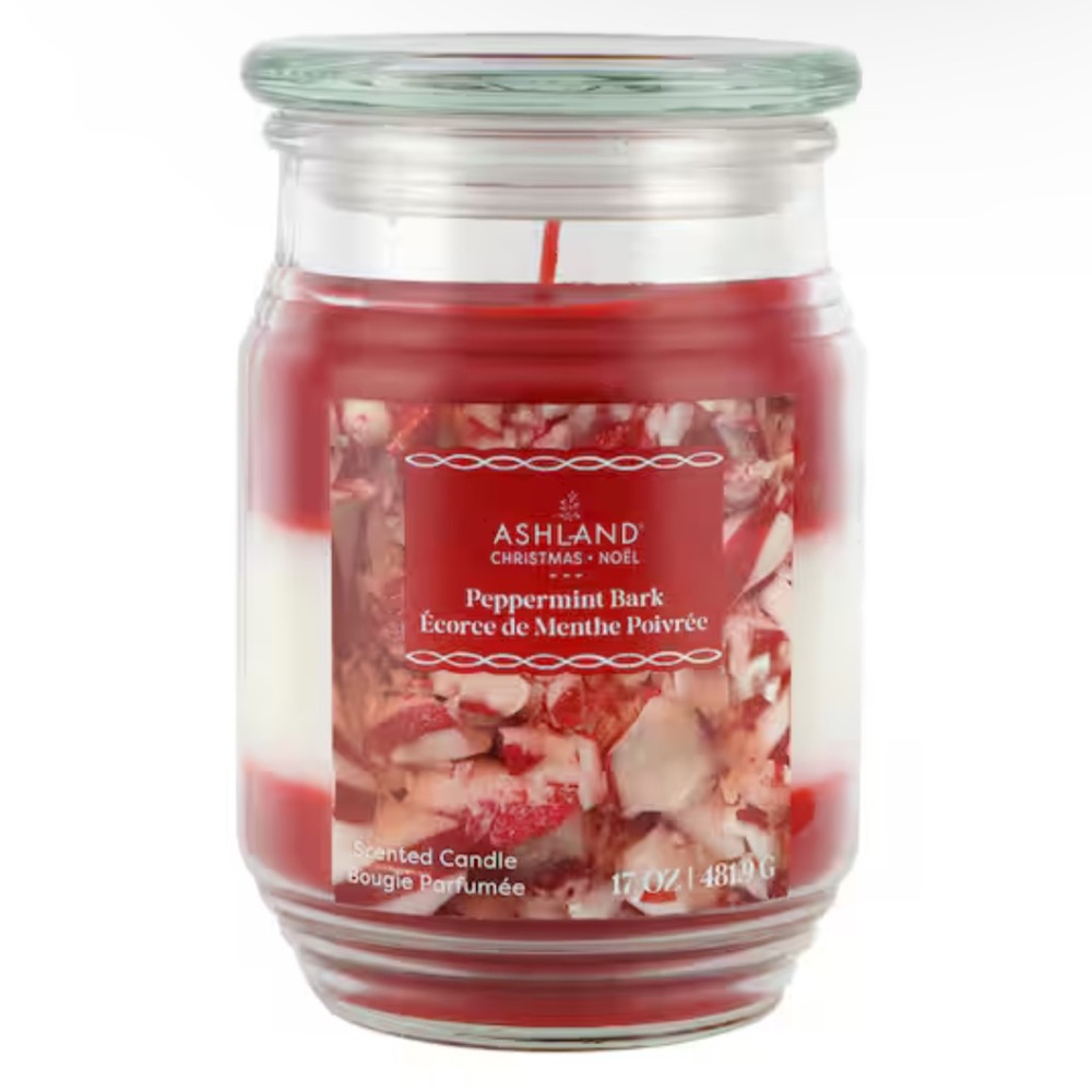 Peppermint Bark Scented Jar Candle